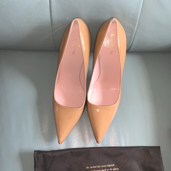 NWT Kate Spade New York® Canel New York Licorice Patent Pointed-toe Pumps - Picture 3 of 12